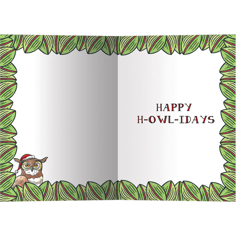 Owl Be Home Christmas Cards 10pk