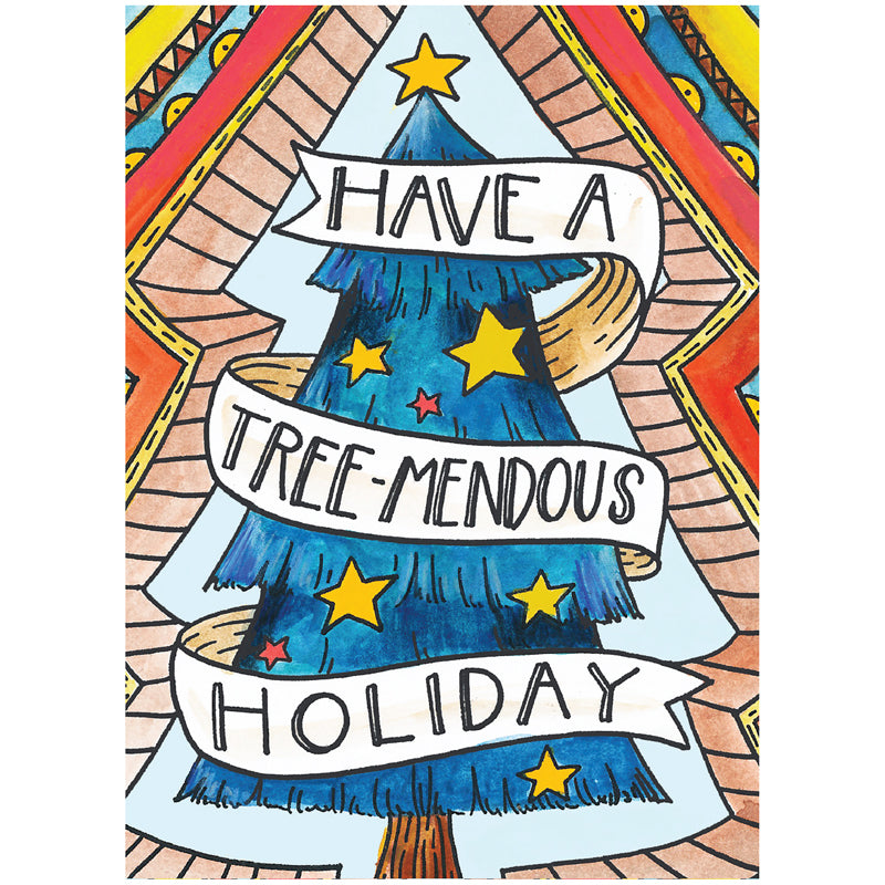 Tree-Mendous Holiday Greeting Cards 10pk