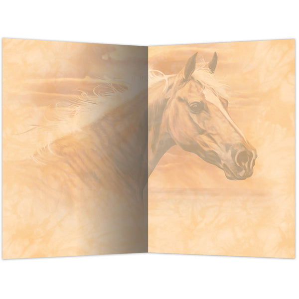 Stallion Sunset Thank You Cards 12pk