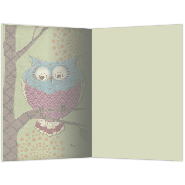 Whimsical Owl Thank You Cards 12pk