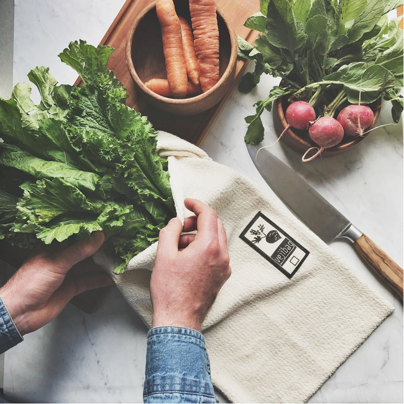 Large Organic Cotton Veggie Bag