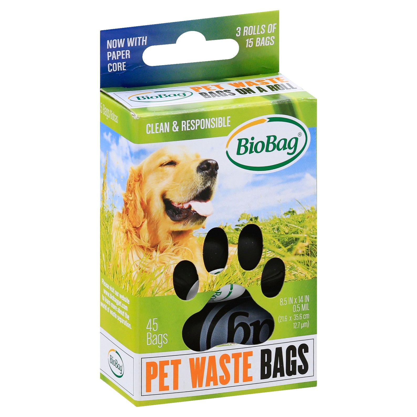 Compostable Pet Waste Bags - 45pk