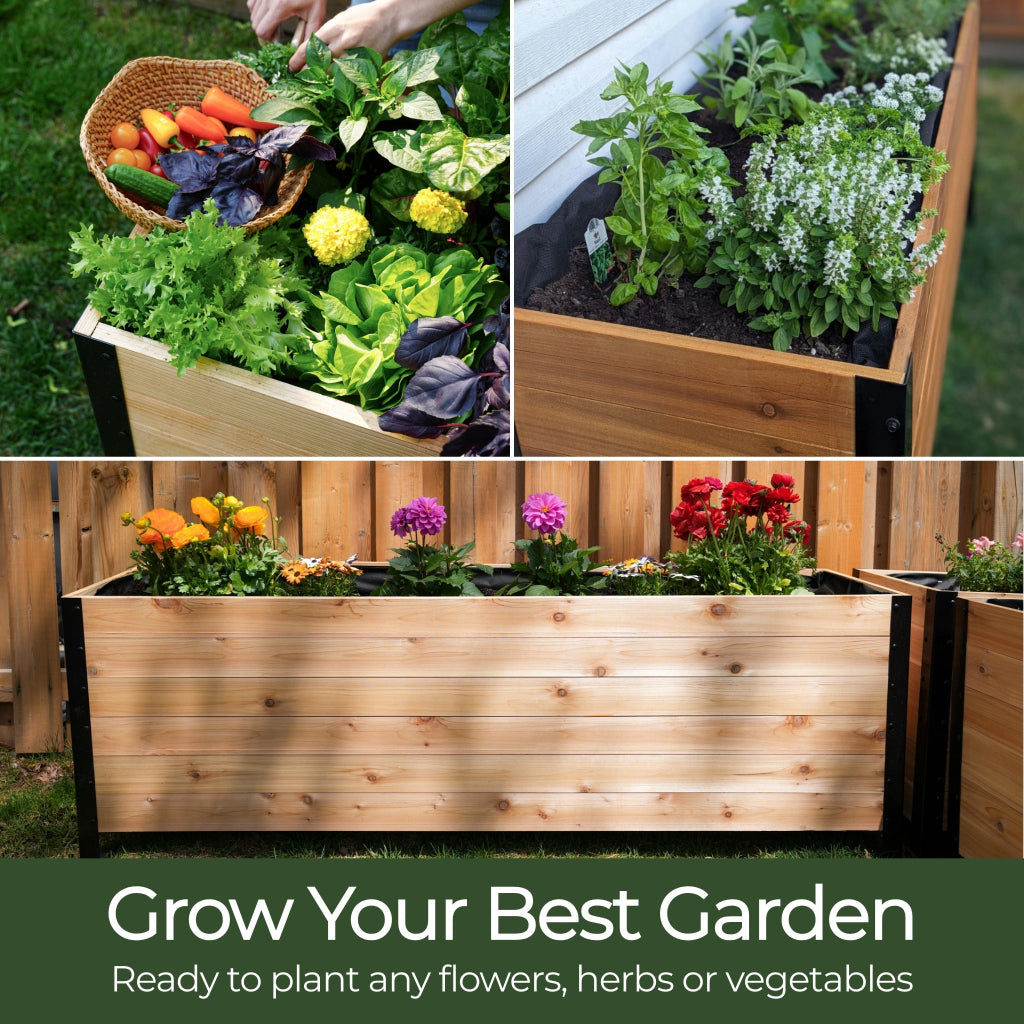 18" x 36" Raised Garden Bed - 30" TALL