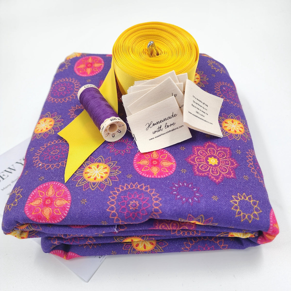 Marigold Mandala - SYO Reusable Gift Bag Set