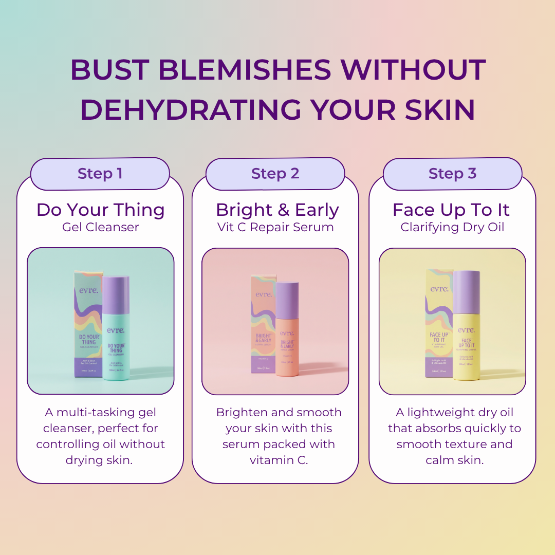 3-Step Acne & Clearing Skincare Set