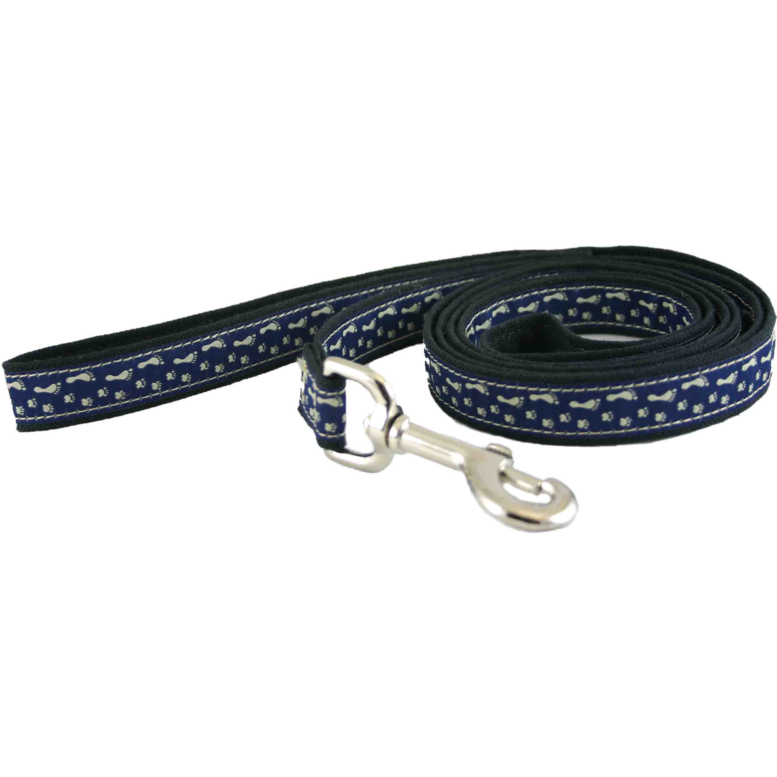Hemp Dog Leash 6' BFF Blue
