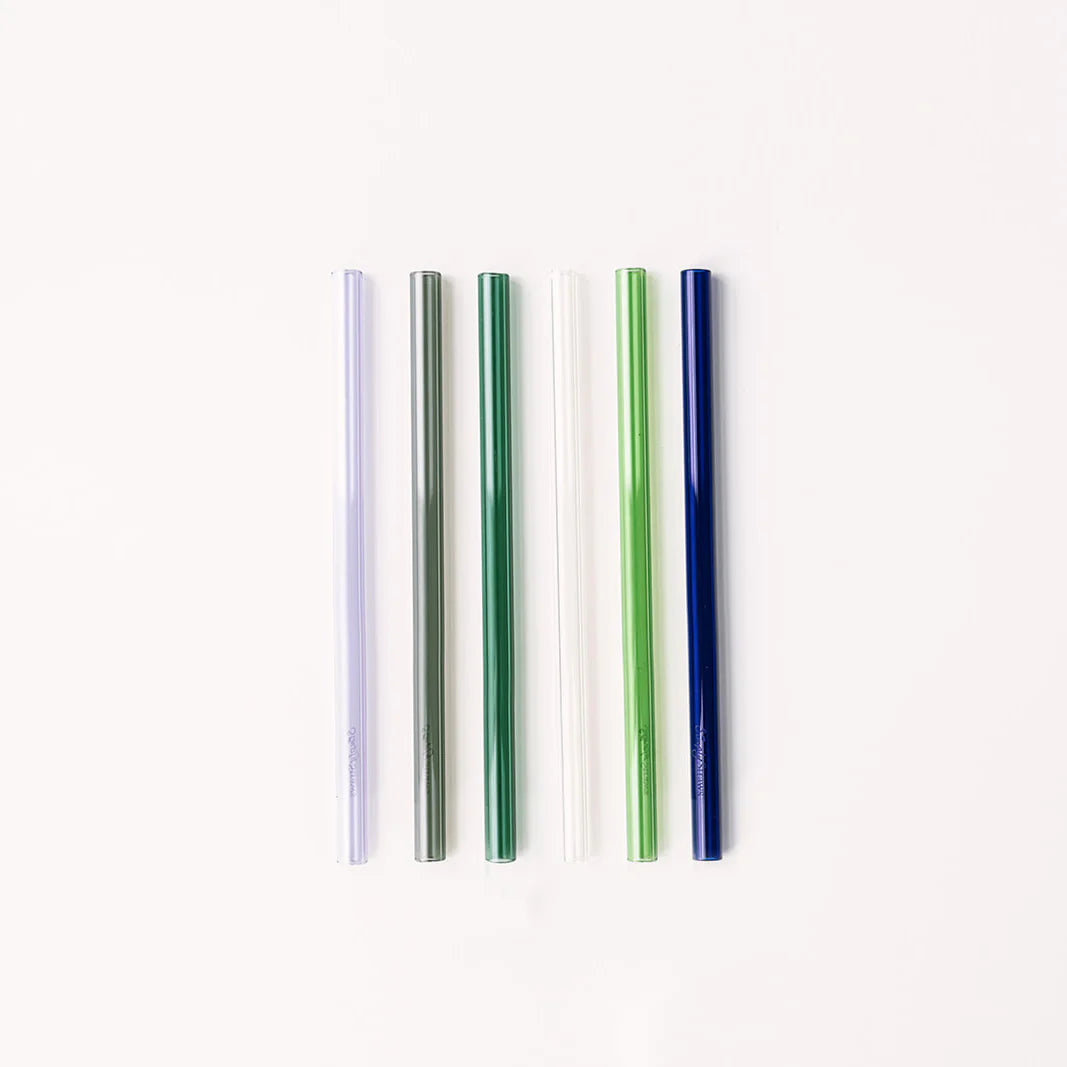 Straight Glass Straw Set, 6", 8" OR 10"