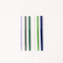 Straight Glass Straw Set, 6", 8" OR 10"