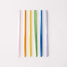 Straight Glass Straw Set, 6", 8" OR 10"