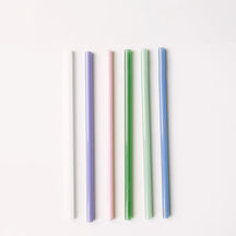 Straight Glass Straw Set, 6", 8" OR 10"