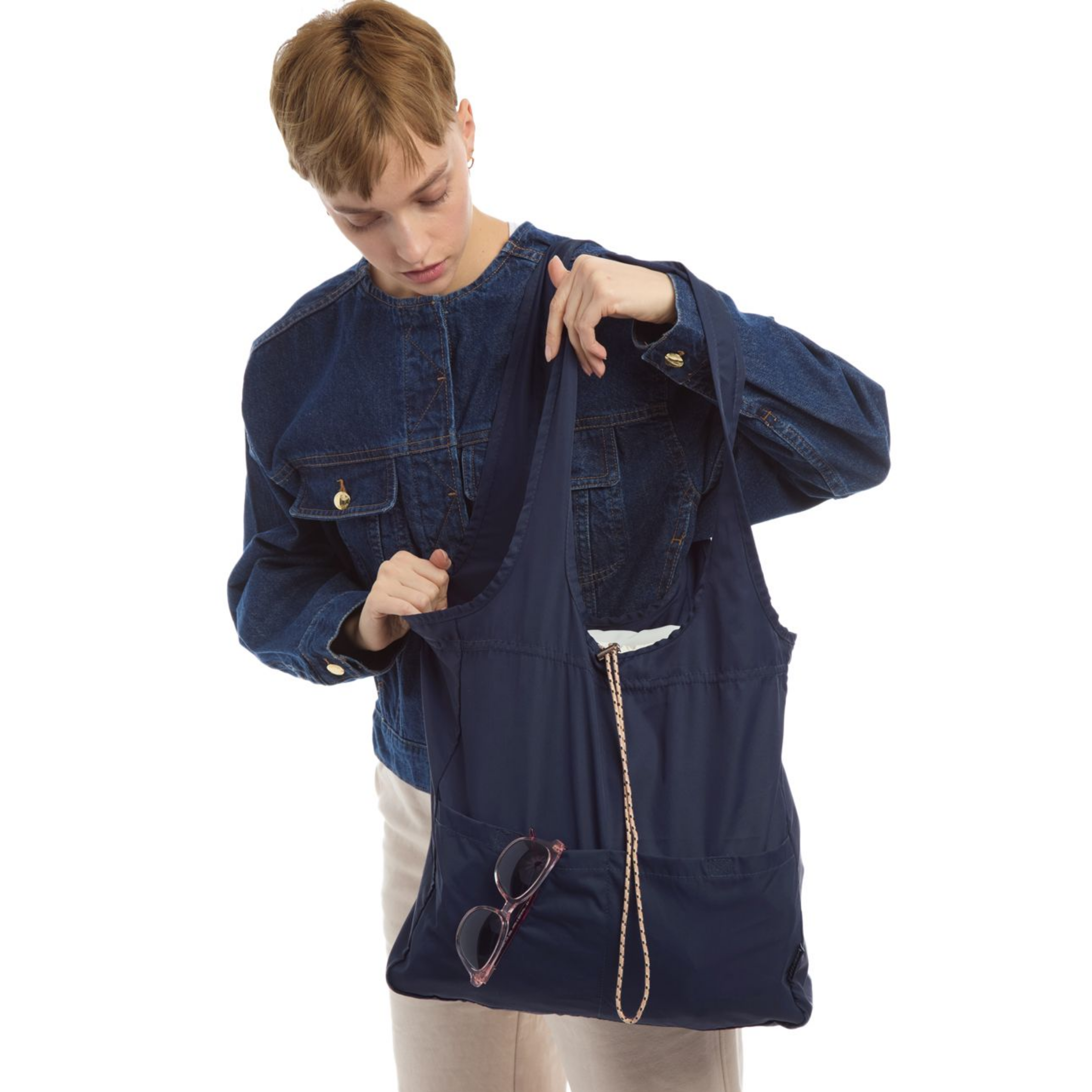 Bybba X 4Ocean Balos Navy Seal-Ombré Reusable Tote Bag