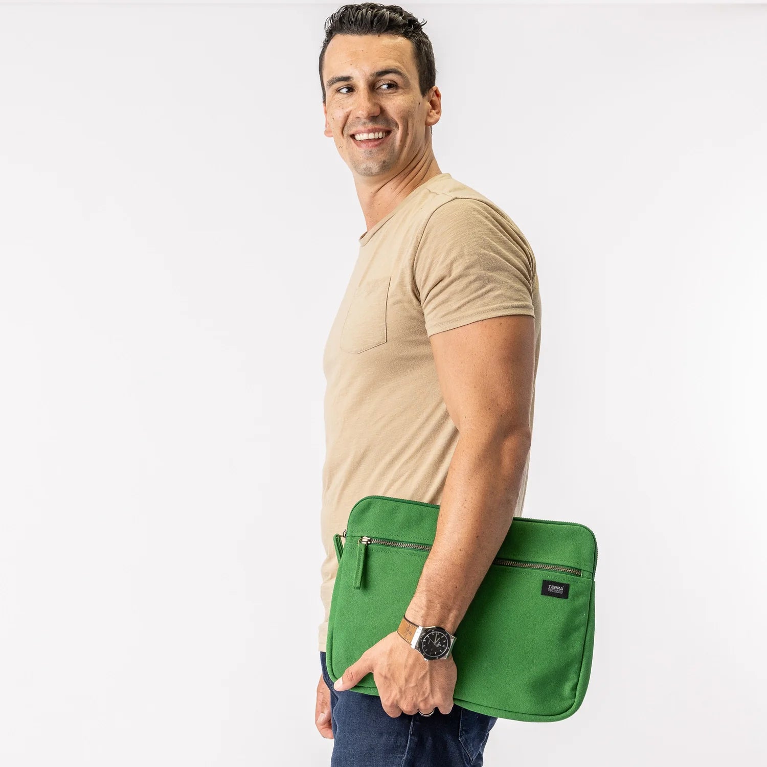 Organic Cotton Laptop Sleeve 13in