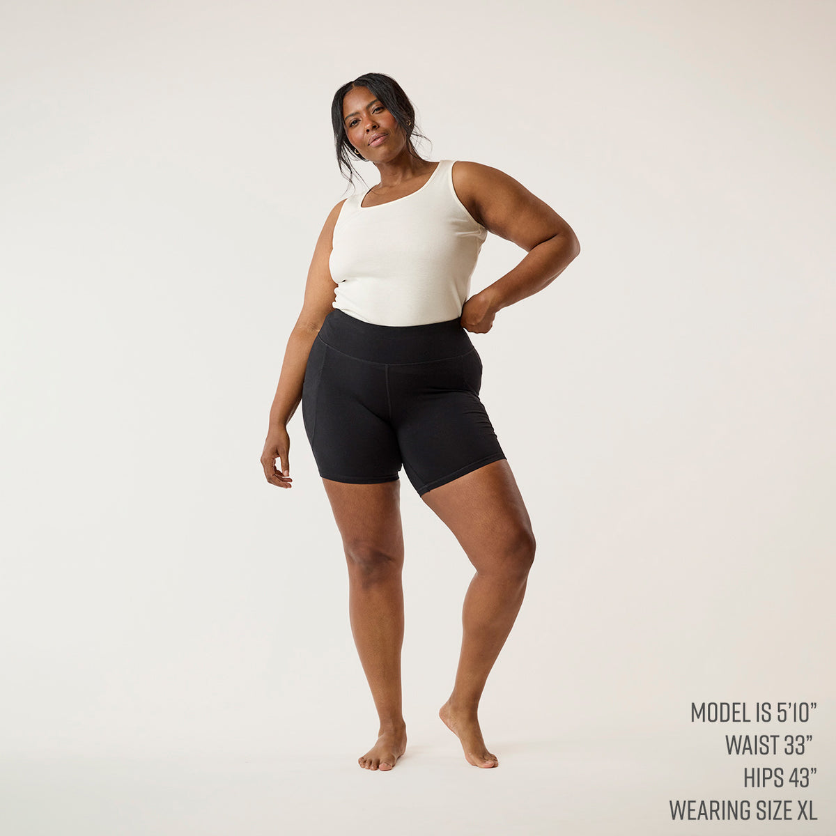 Organic Cotton - Blackout Leggings - Short