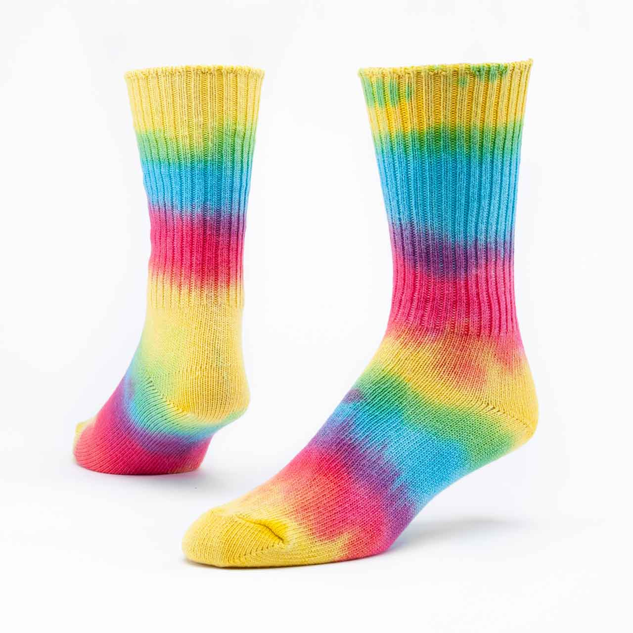 Organic Cotton Socks - Hand-Dyed Crew
