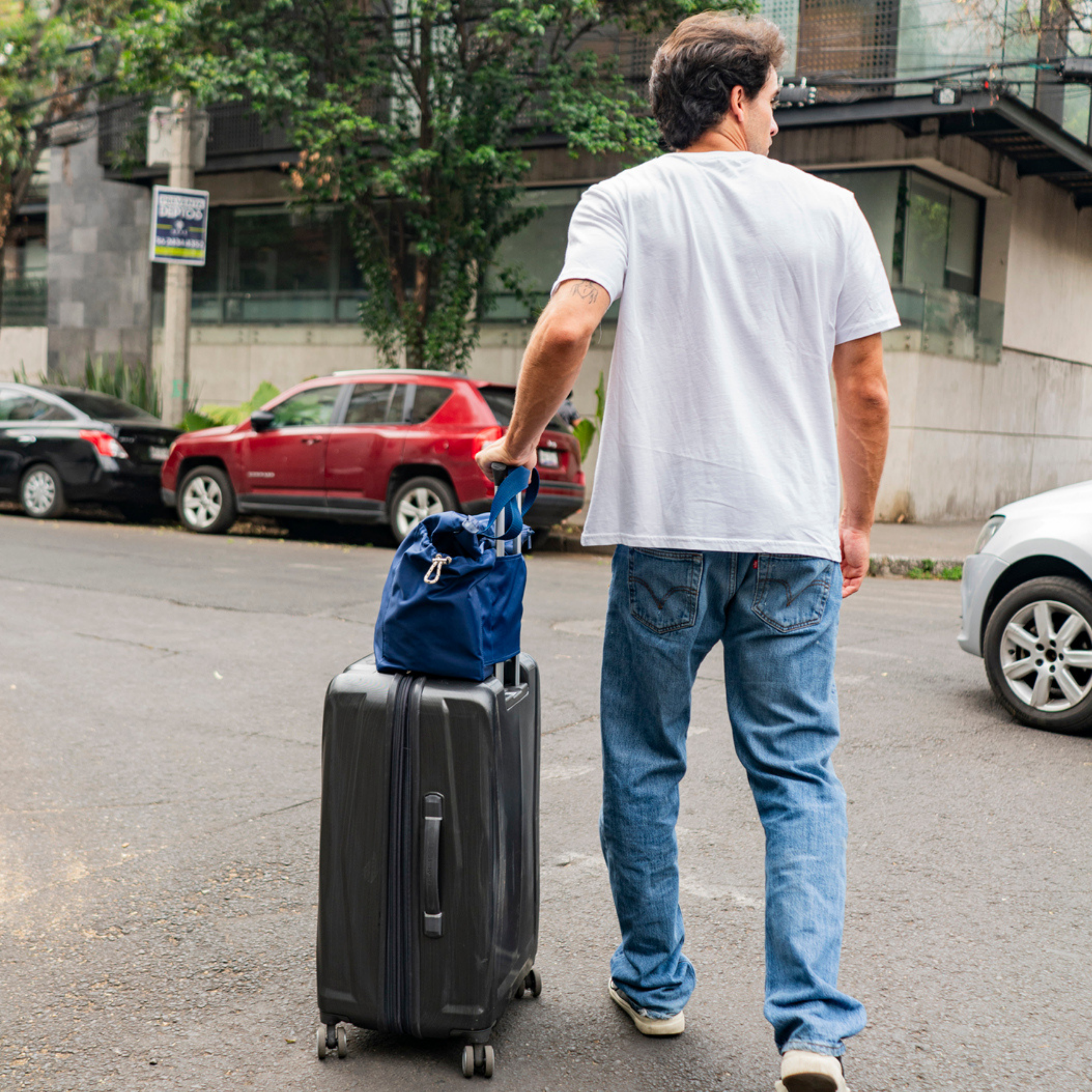 The Ripple Tote Bag Navy Seal Reusable Tote Bag