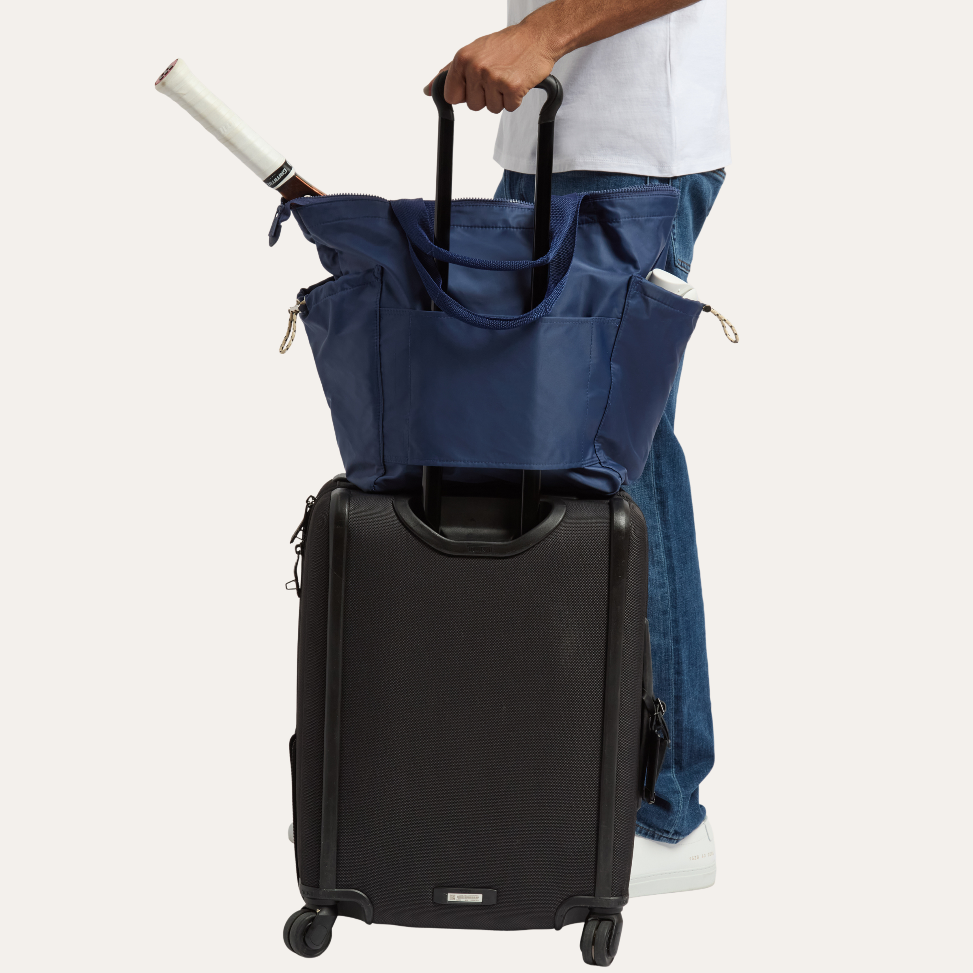 The Ripple Tote Bag Navy Seal Reusable Tote Bag