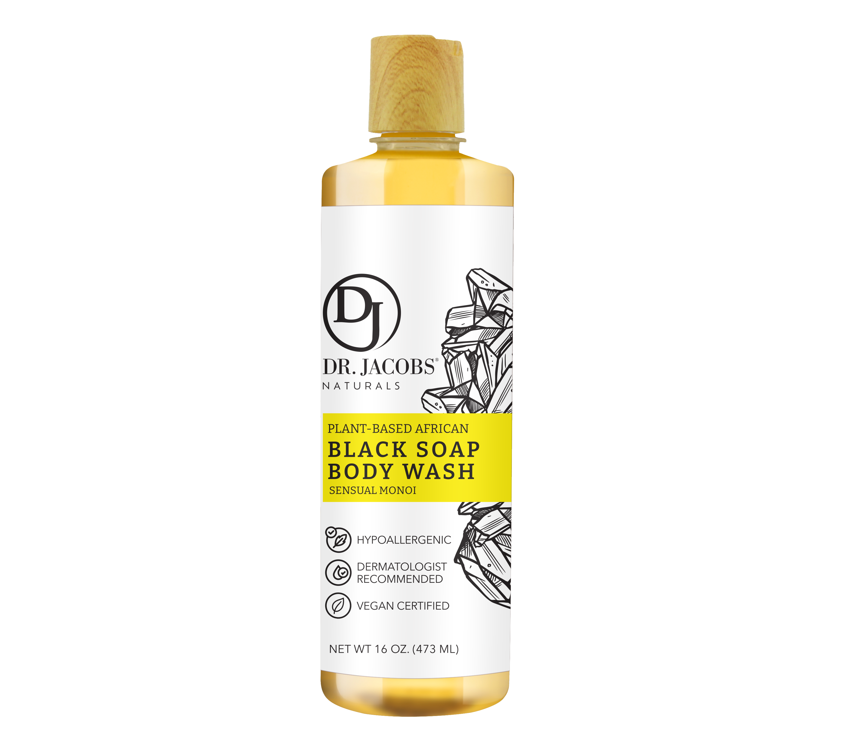 Dr. Jacobs Naturals Black Soap with Monoi Oil