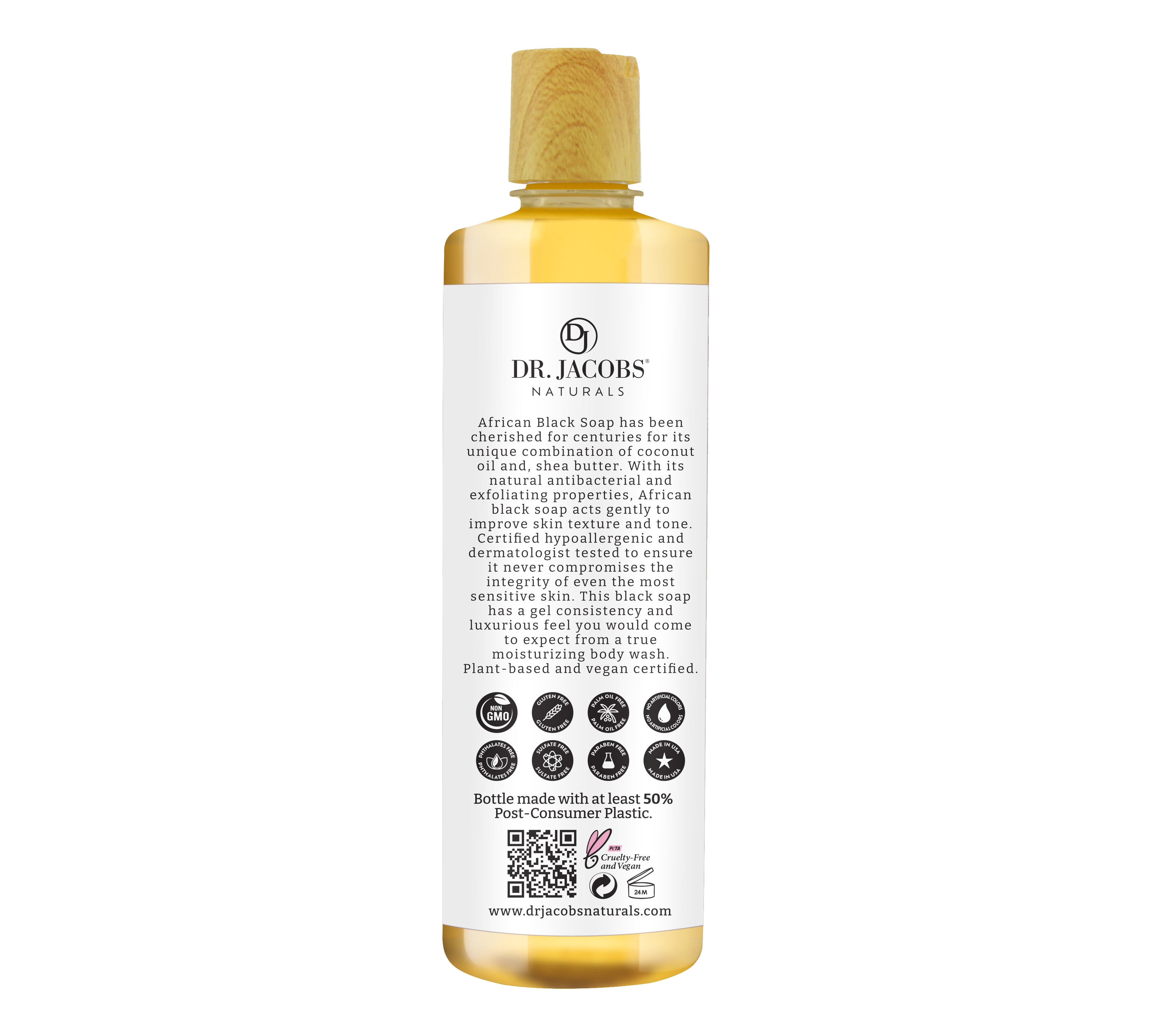Dr. Jacobs Naturals Black Soap with Monoi Oil