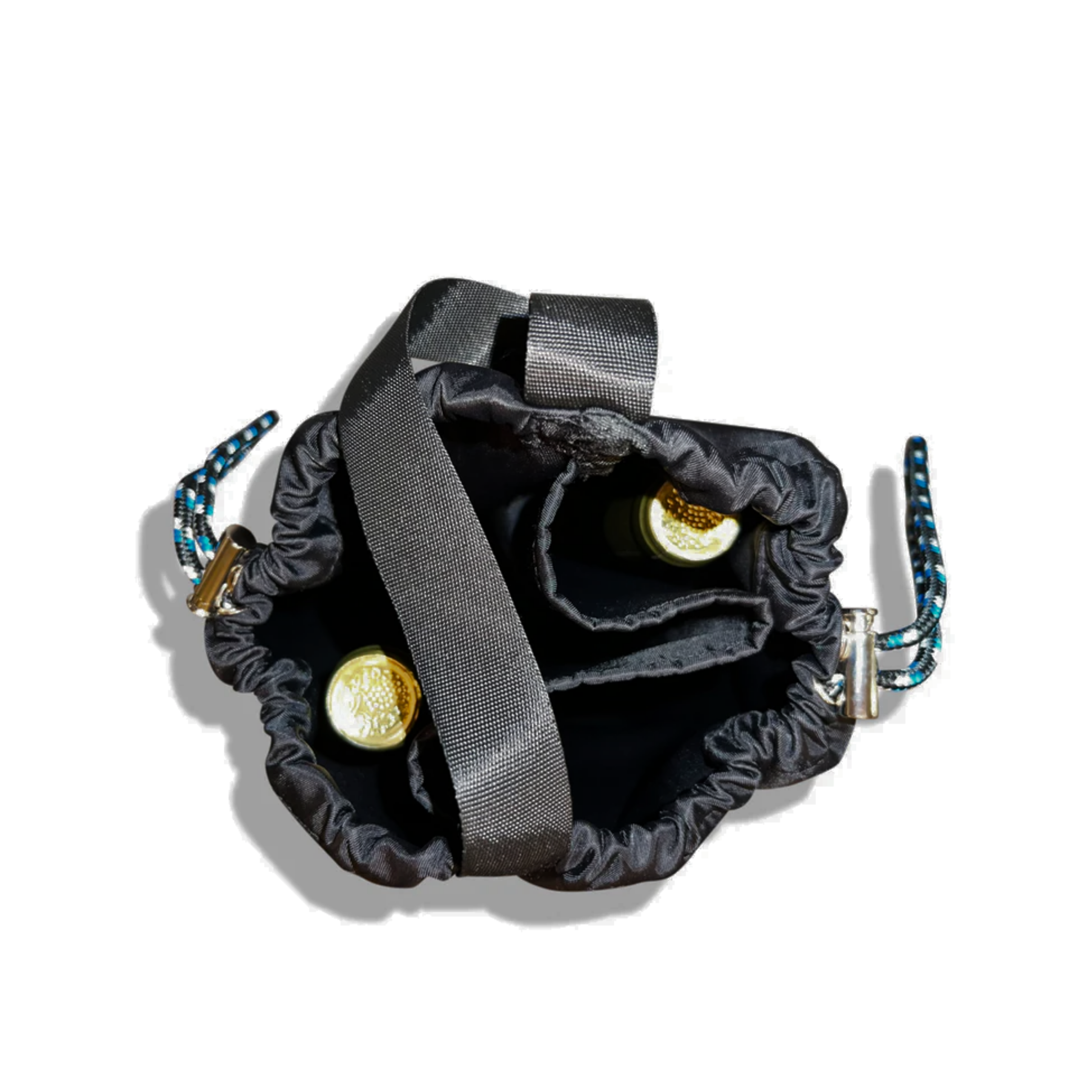 The Ripple Duo Pocket Shoe & Wine Bag Stingray Black Reusable Tote Bag