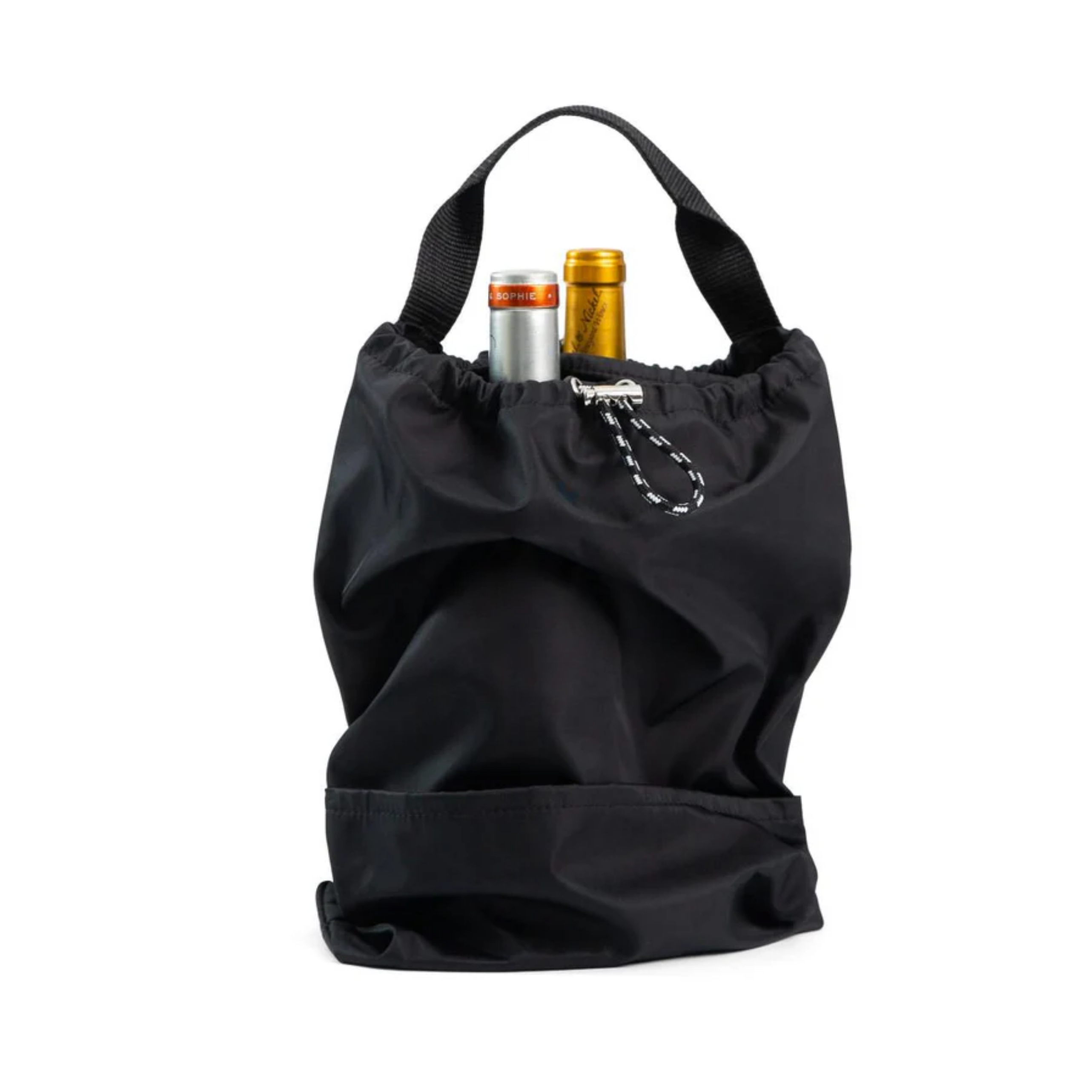 The Ripple Duo Pocket Shoe & Wine Bag Stingray Black Reusable Tote Bag