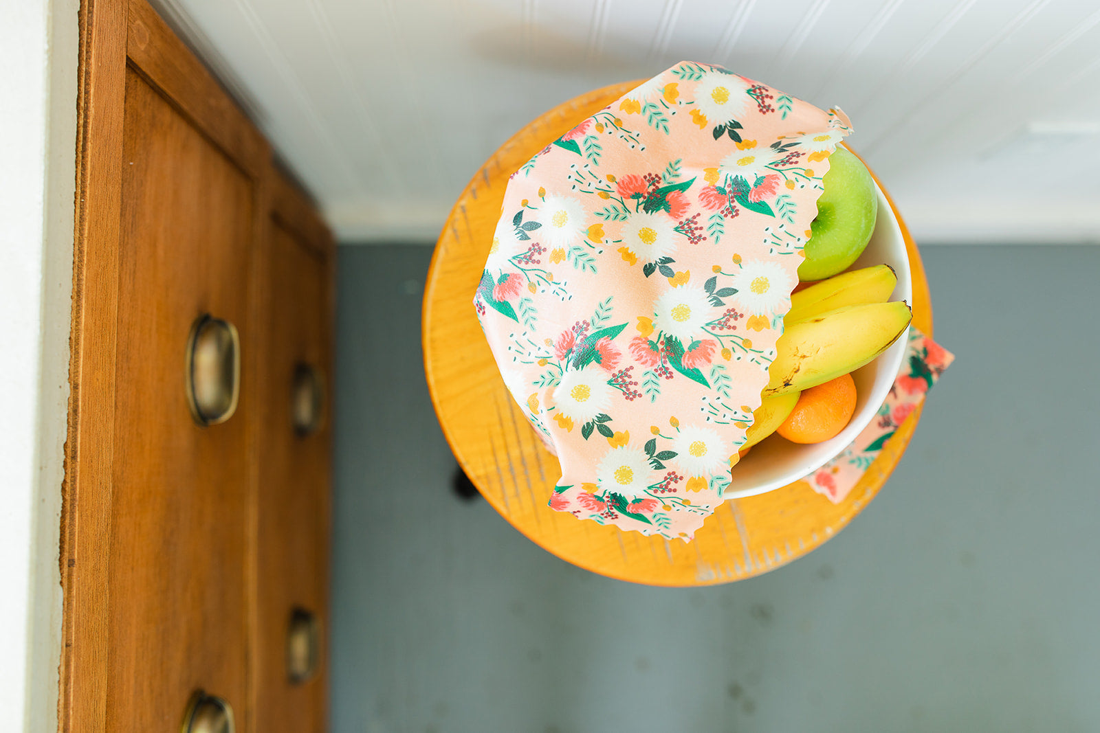 Pink Floral - Beeswax Wraps Bundle (Set of 3)