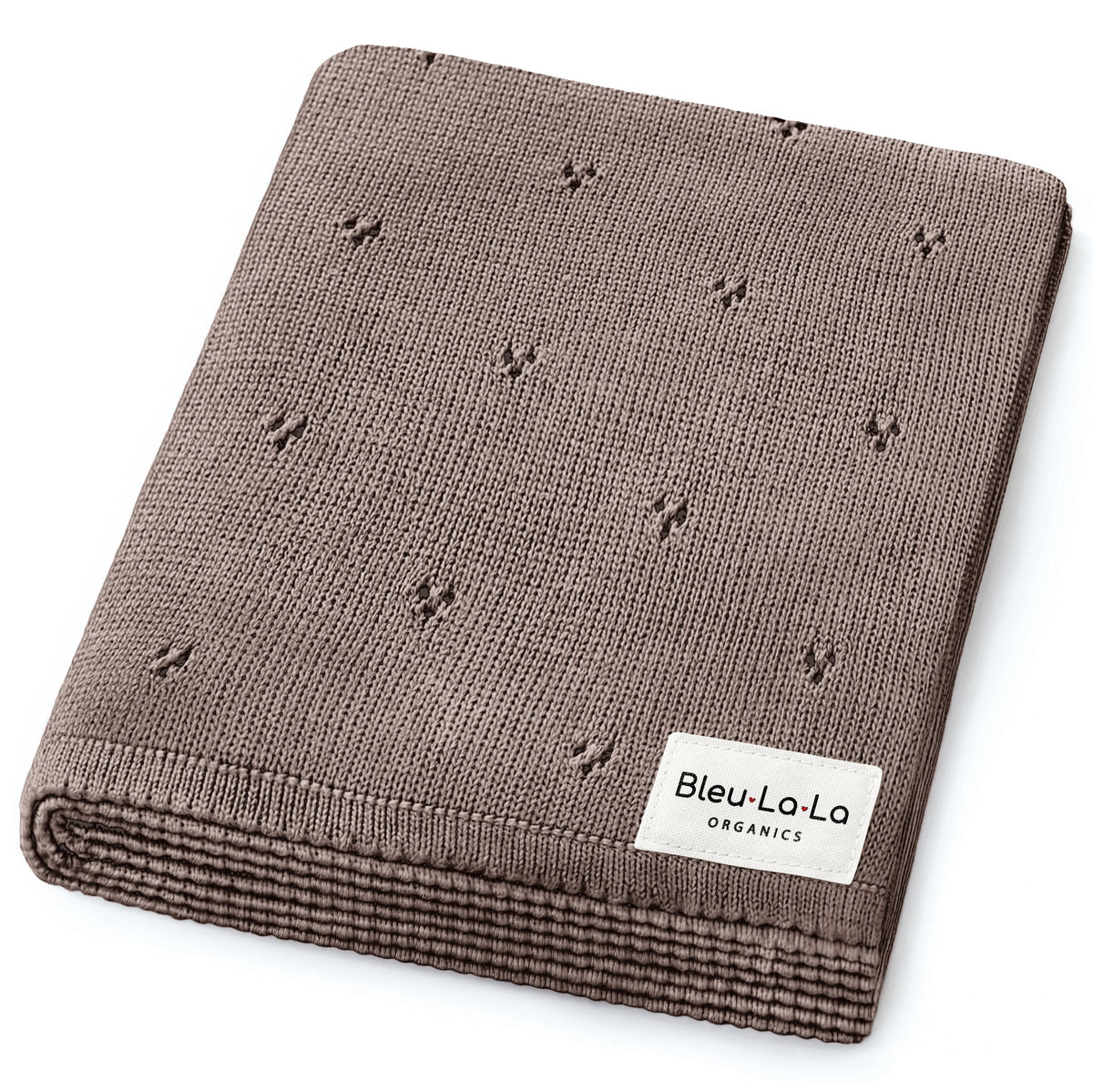 Pointelle Organic Cotton Knit Baby Blanket