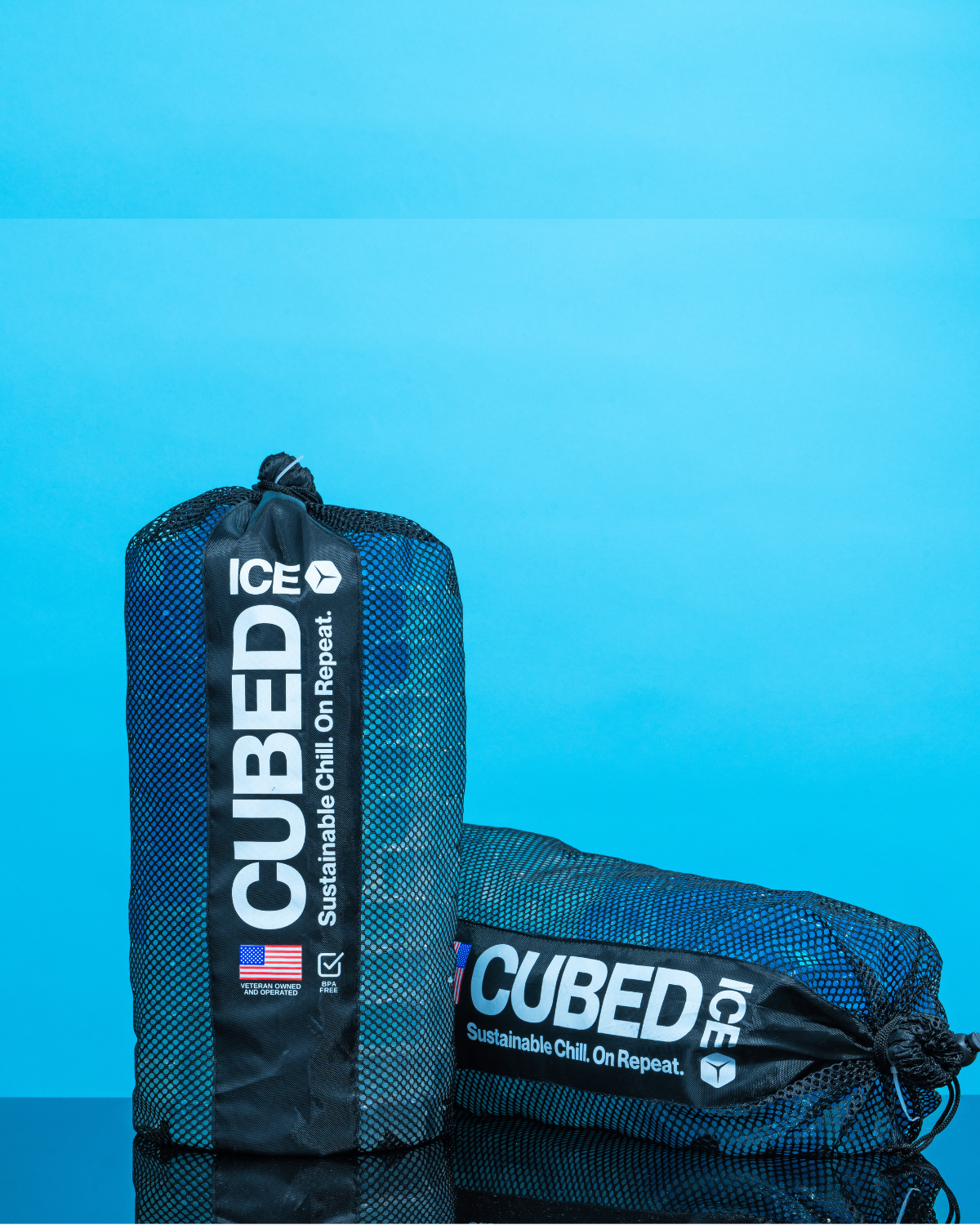 PRE-ORDER: CUBED ICE Reusable Ice Substitute - 10lb Bag