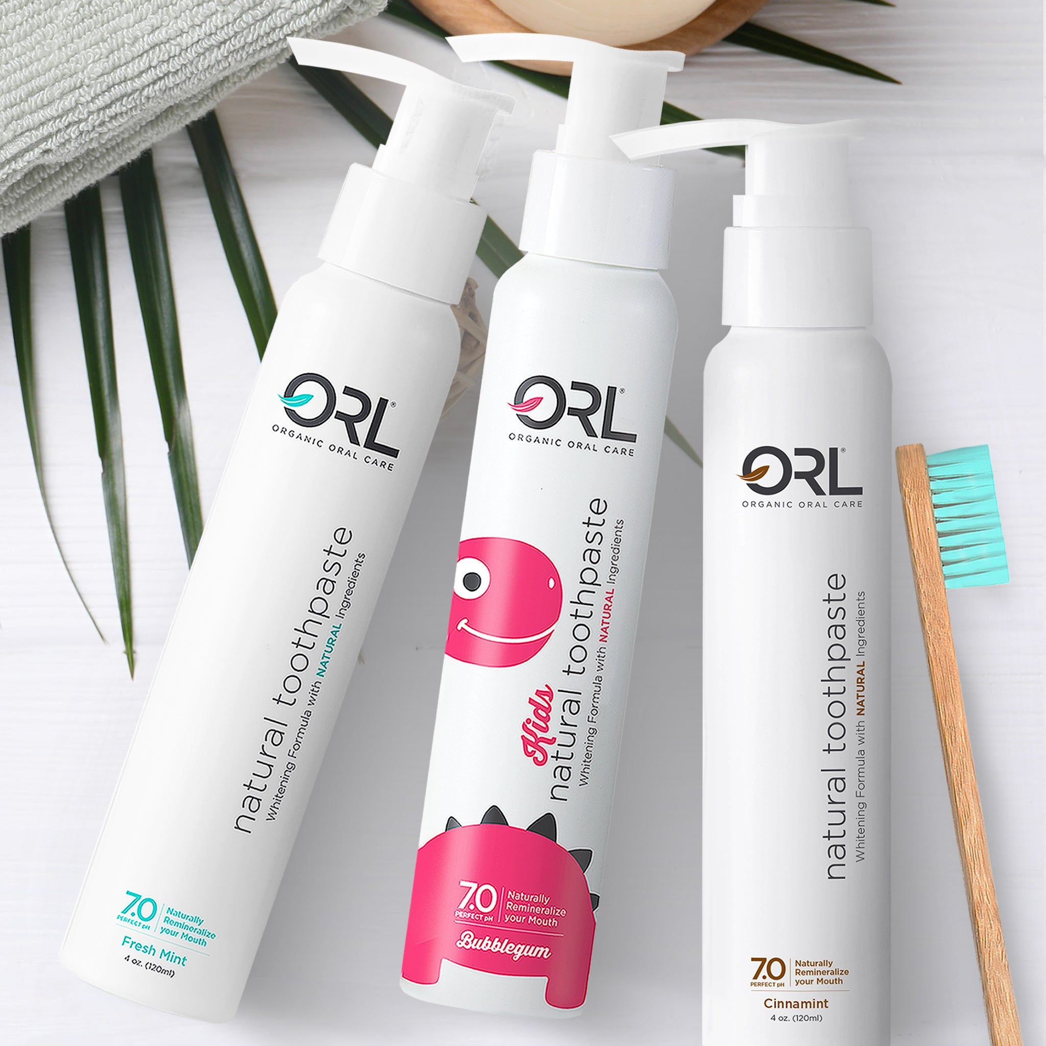 ORL Natural Fluoride-Free Toothpaste with Hydroxyapatite