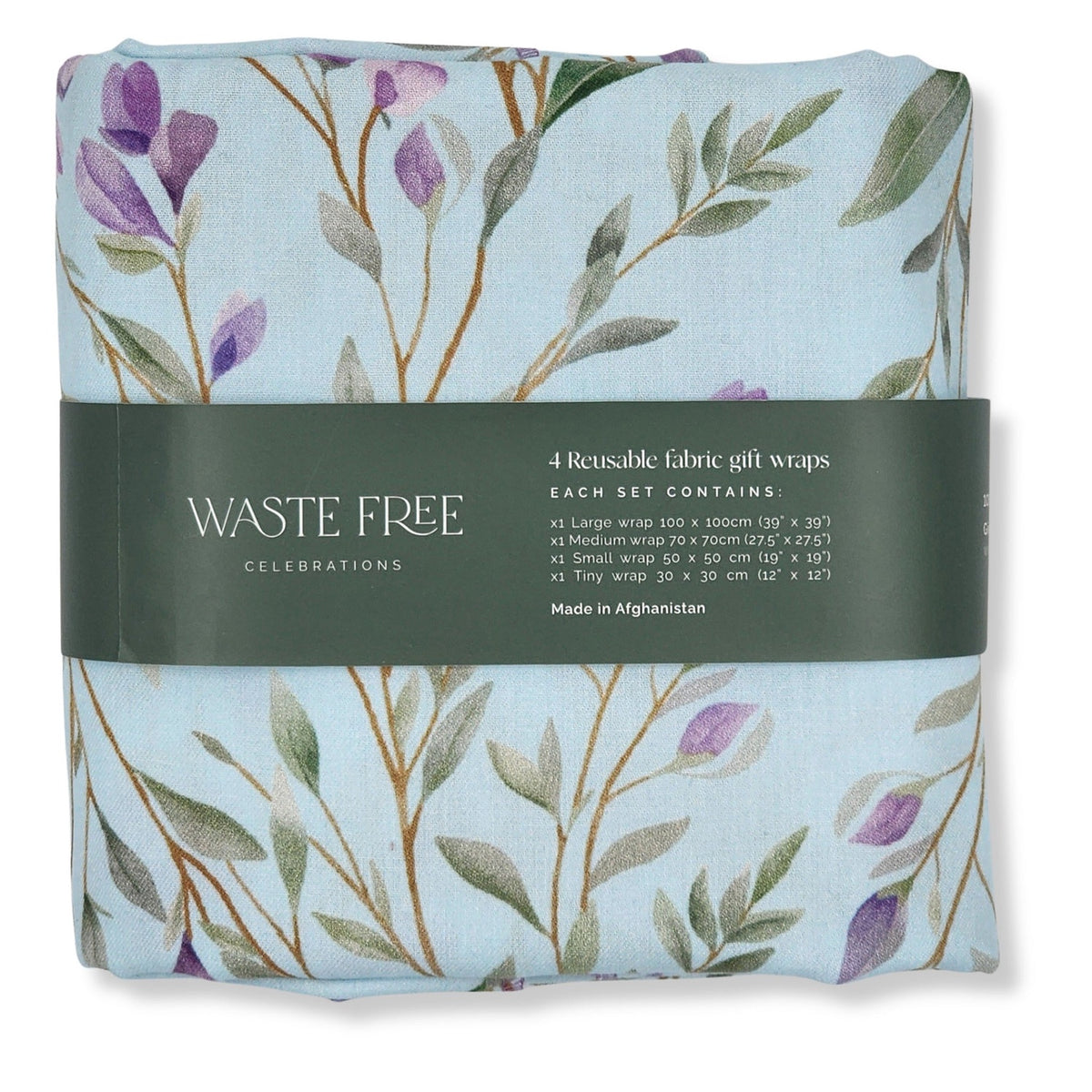 Vignes De Lilas Furoshiki Gift Wraps - Set of 4