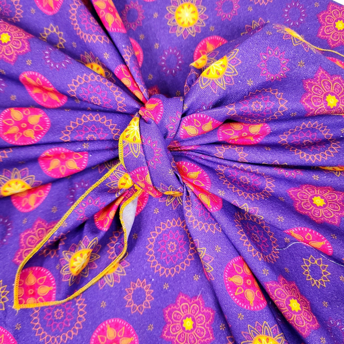 Marigold Mandala Furoshiki Gift Wraps - Set of 4