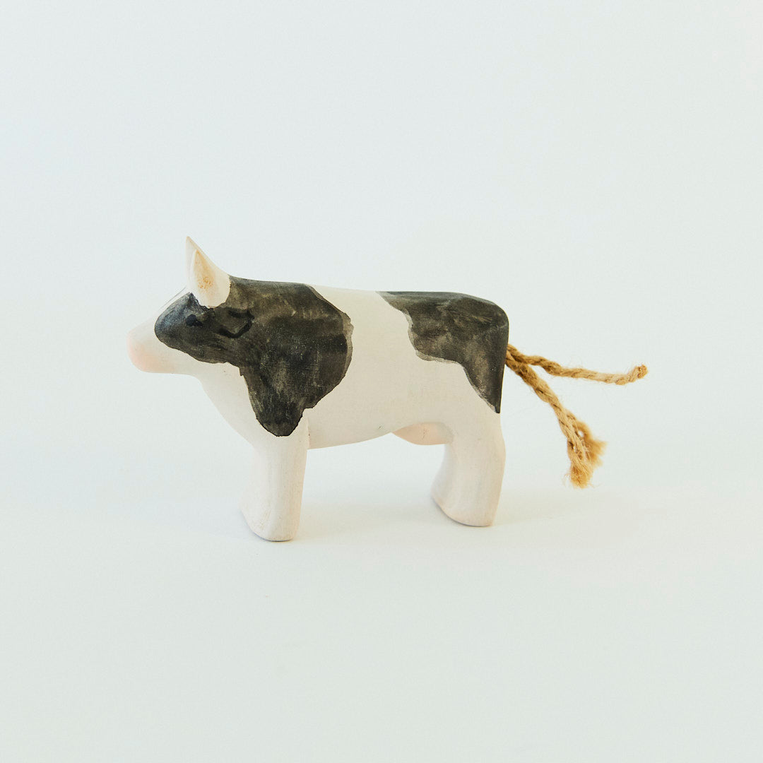 Natural Silk & Wooden Animals Farm Play Set