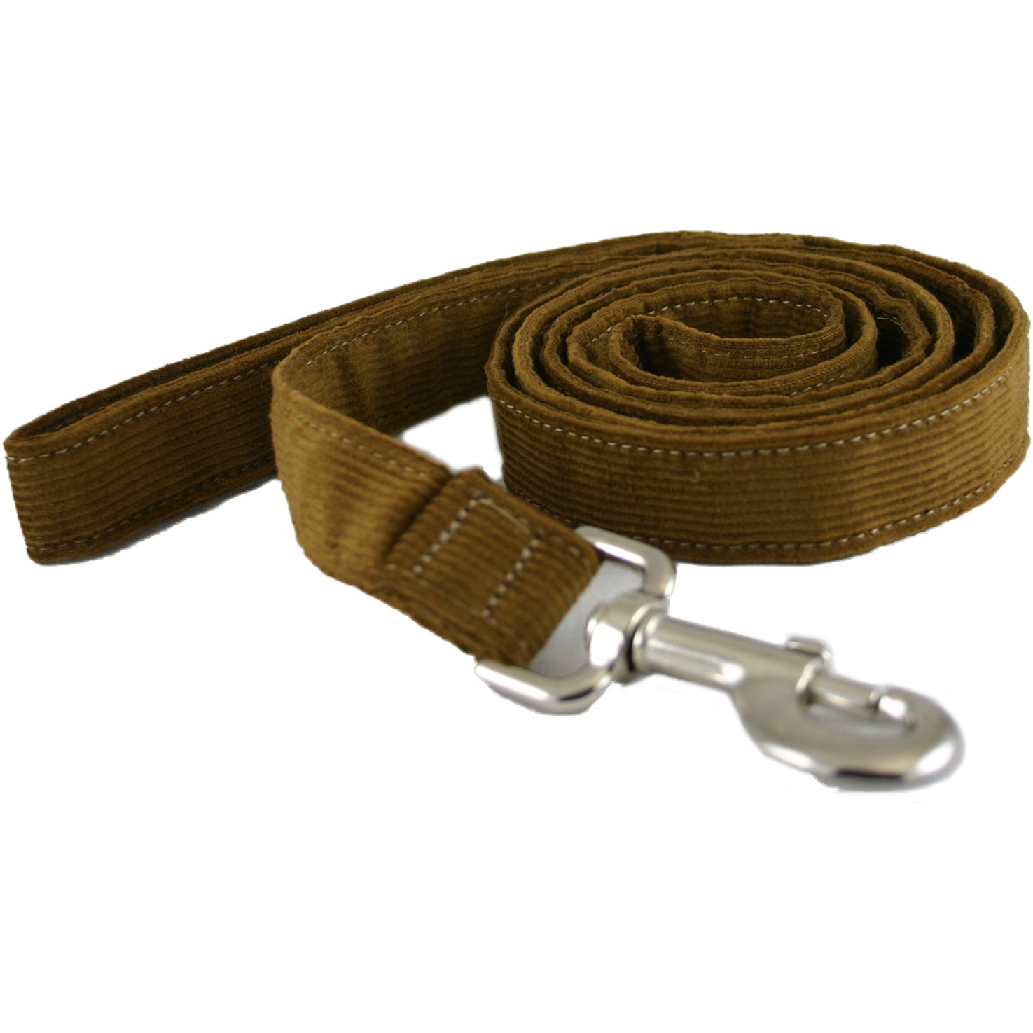Hemp Dog Leash 6' Bronze Corduroy