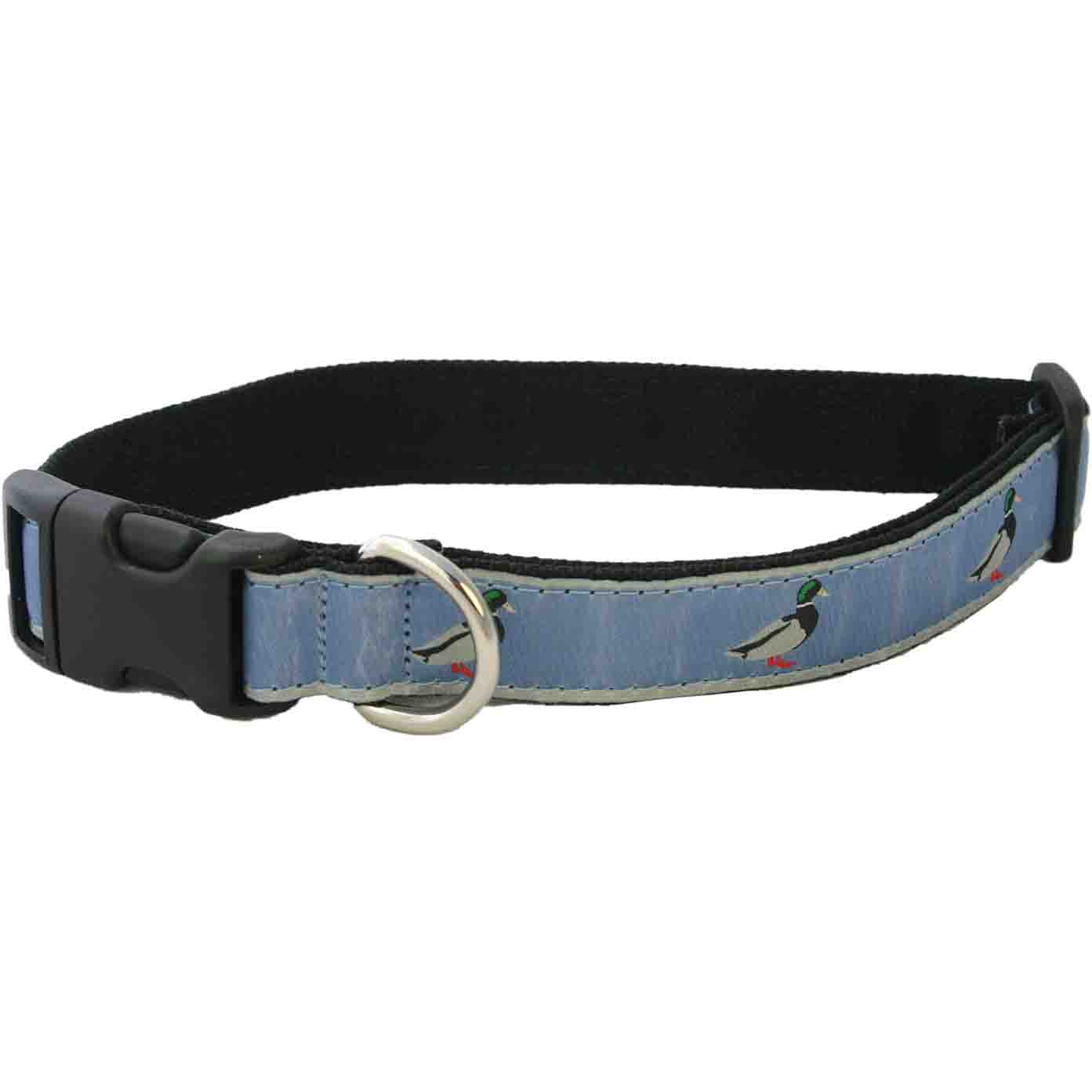 Hemp Dog Collar SLATE BLUE MALLARD