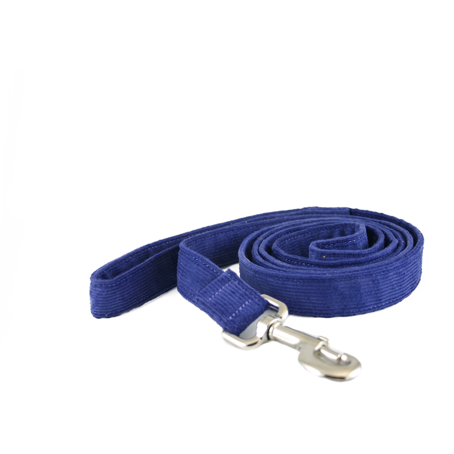 Hemp Dog Leash 6' Blue Corduroy