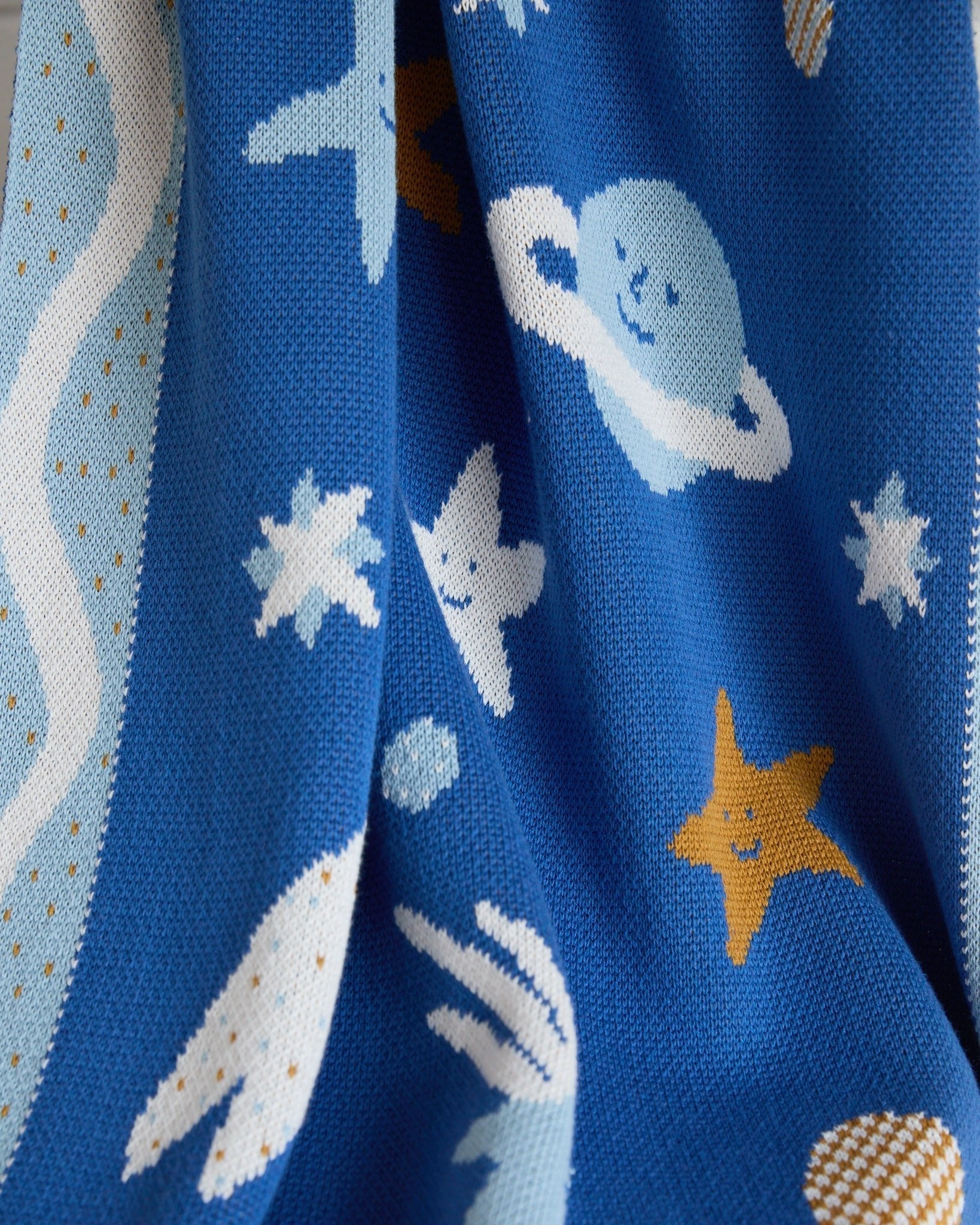 Biquette Night Sky Knit Midi Blanket - Artist Collection