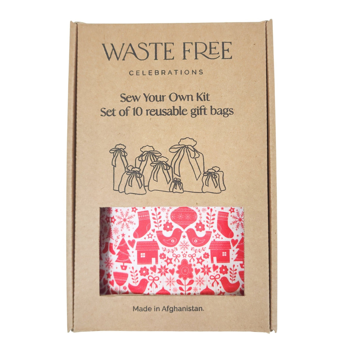 Scandi Rensdyr (SYO Reusable Gift Bag Set)