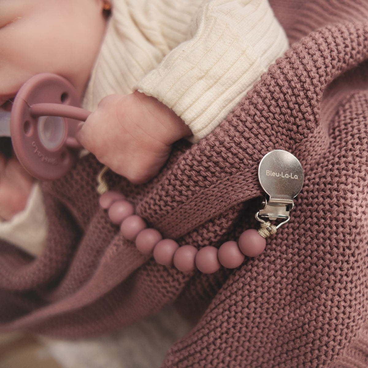 Beaded Pacifier Clip
