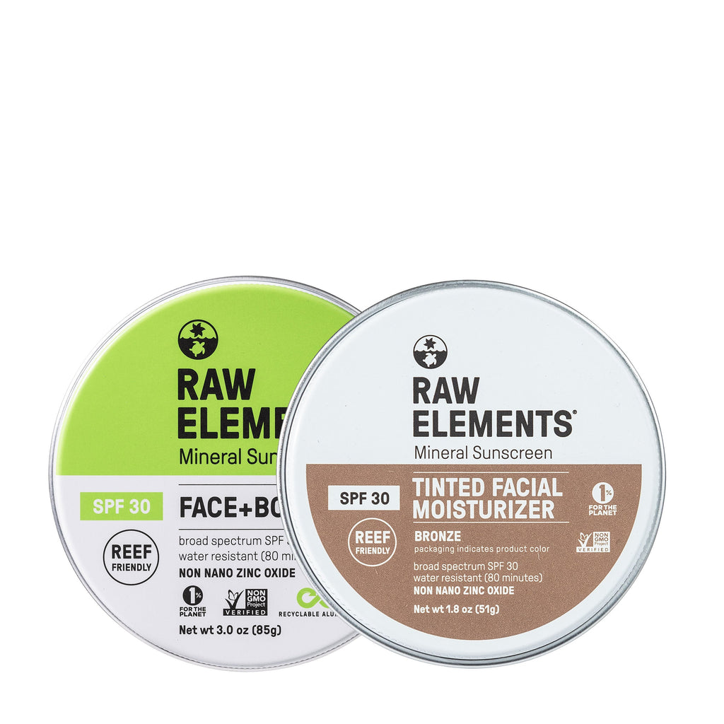 PLASTIC FREE SUNSCREEN PACK SPF 30 | Raw Elements