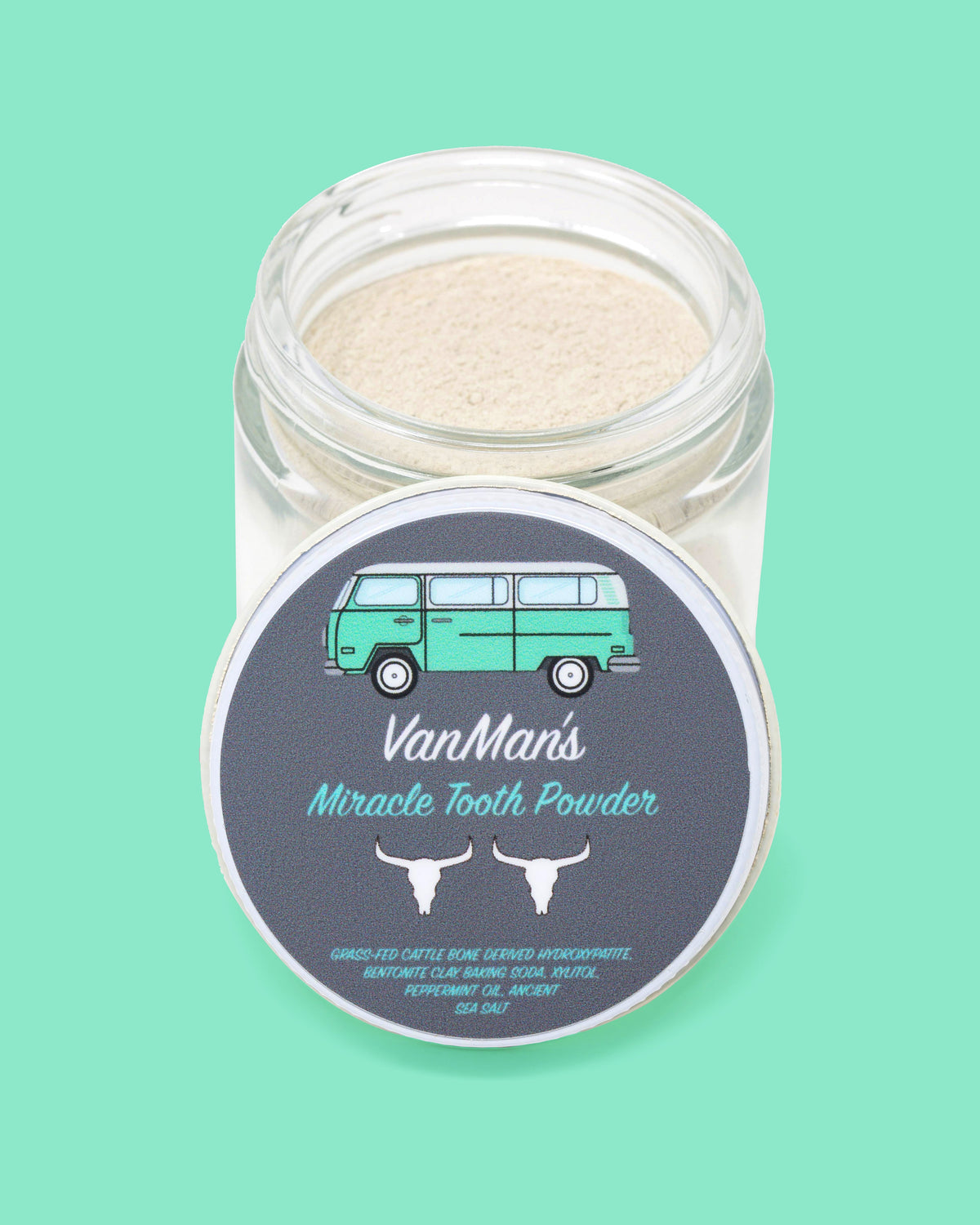 Miracle Tooth Powder - Mint-Bone, 2 oz