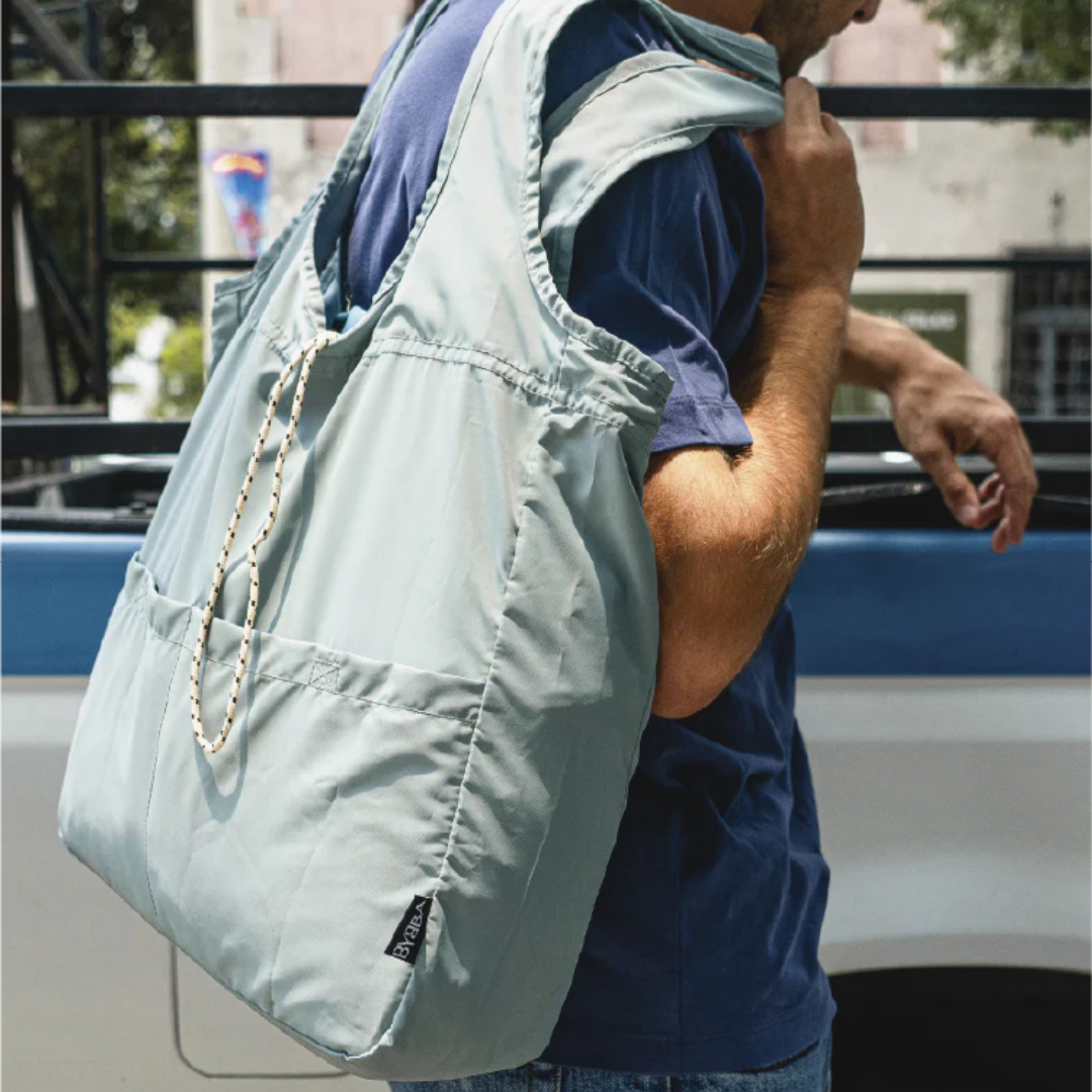 Bybba X 4Ocean The Balos Misty Blue Reusable Tote Bag