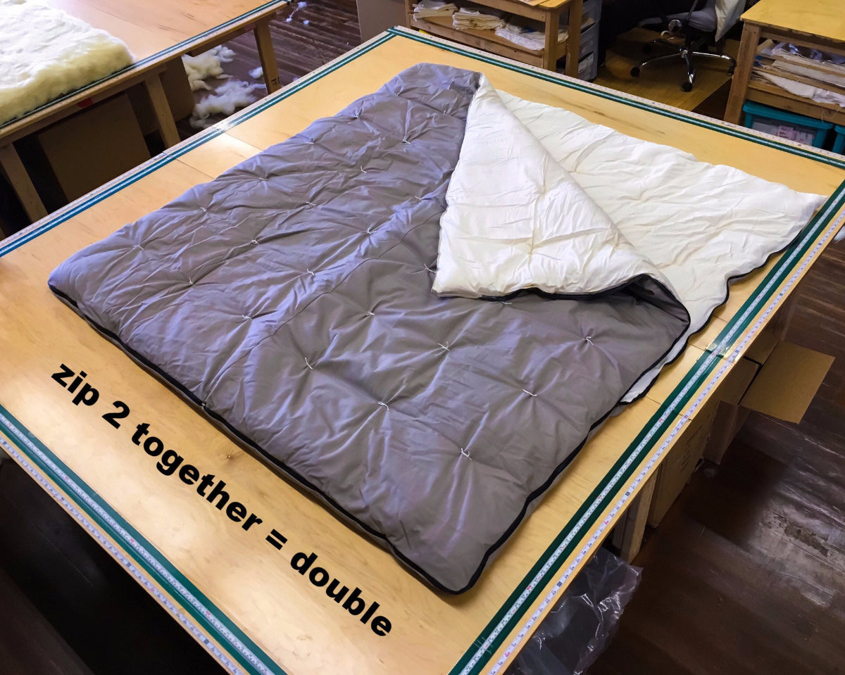 Natural Wool Sleeping Bag