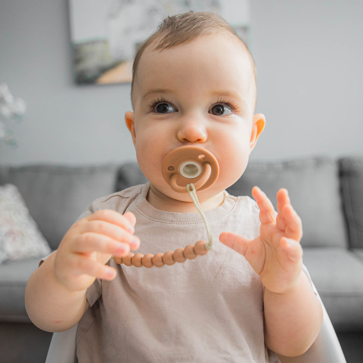 Beaded Pacifier Clip