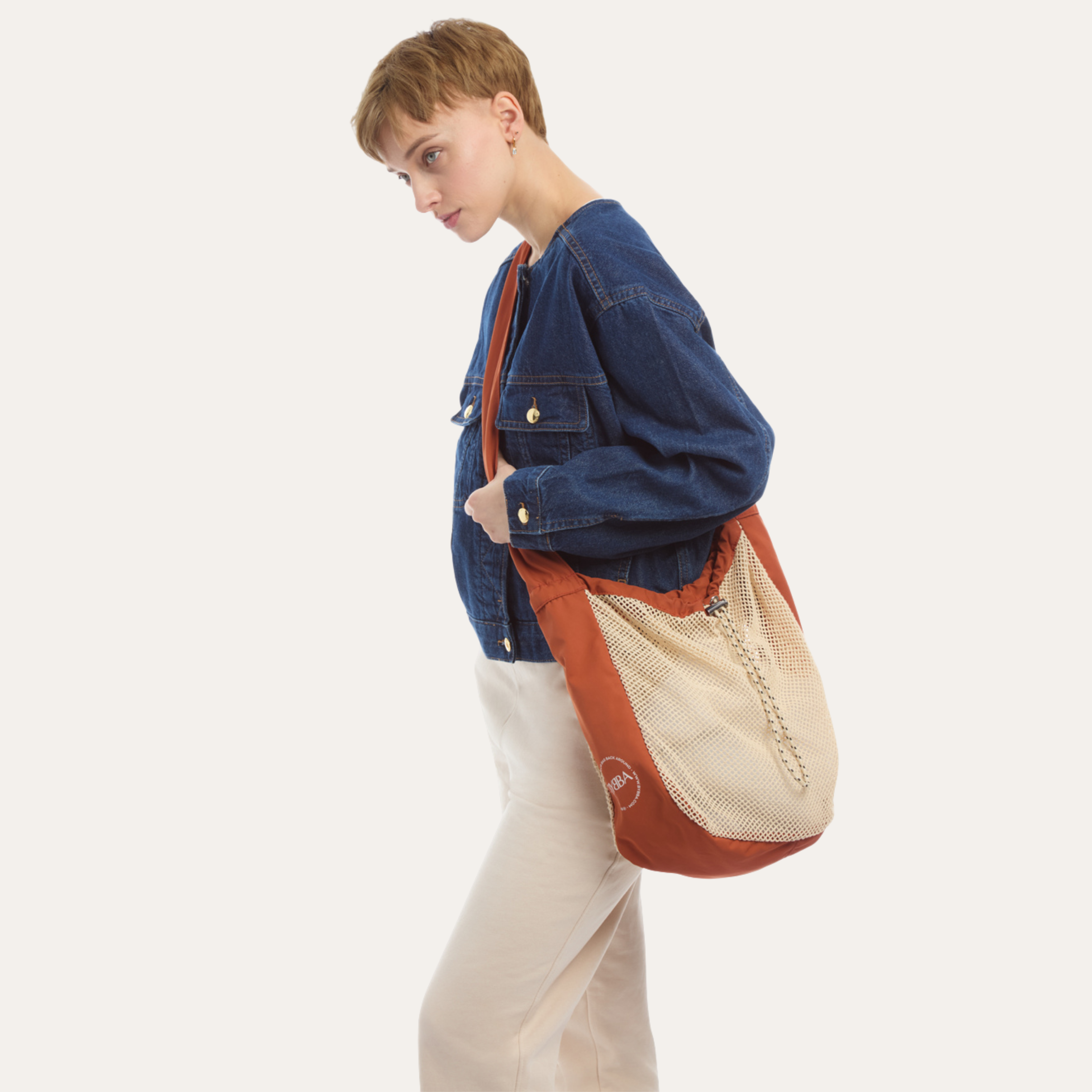 The Net.Zero Rust Reusable Tote Bag