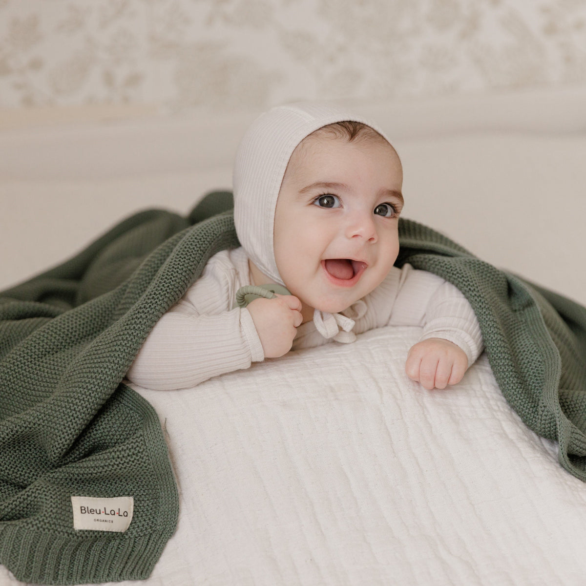 Heritage Organic Cotton Knit Baby Blanket