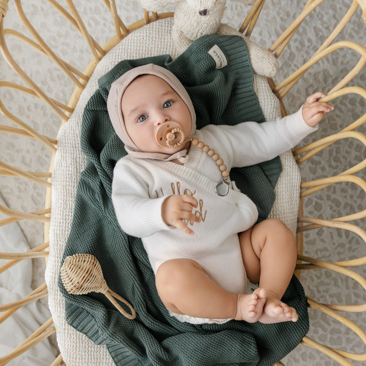 Pacifier & Matching Clip Set