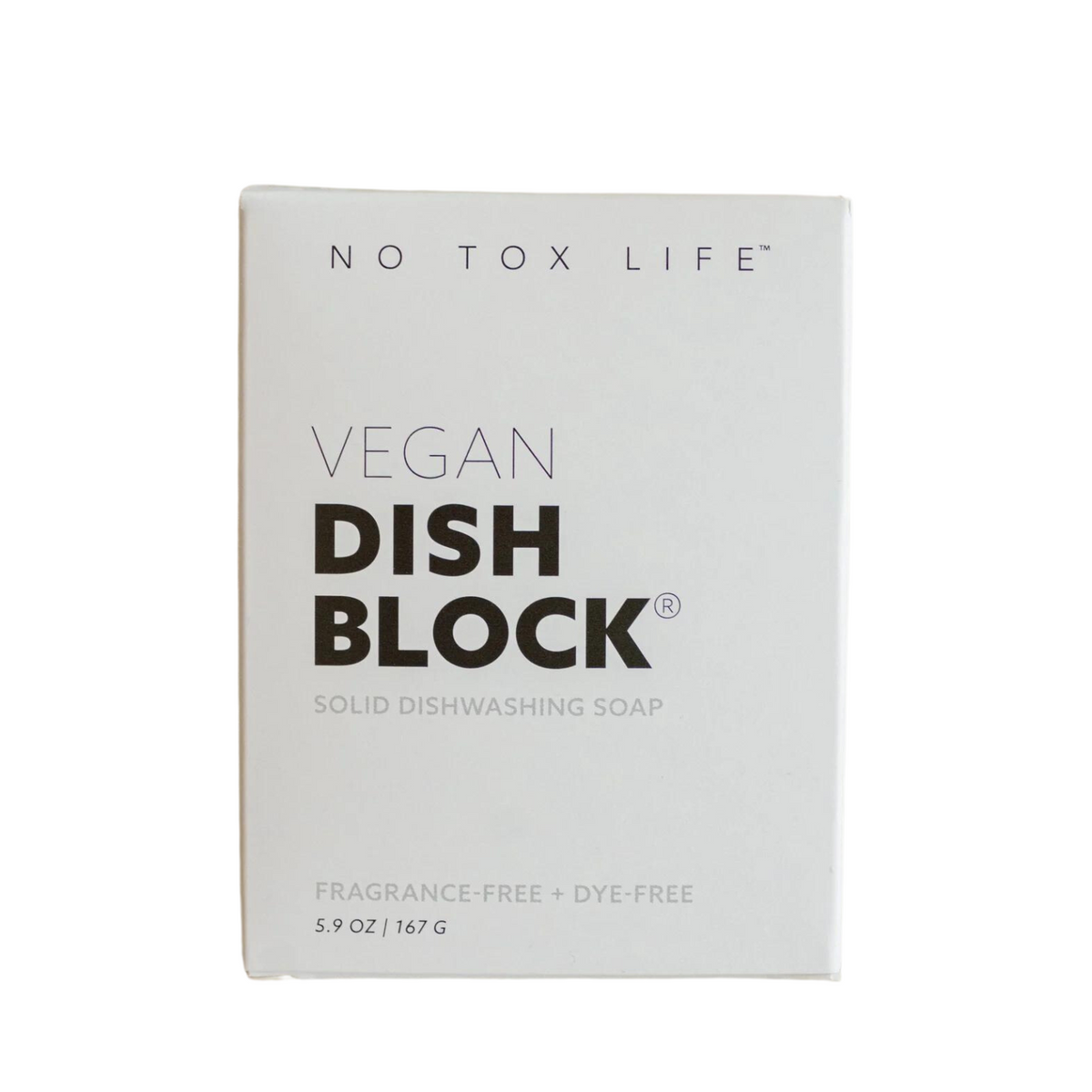 Dish Washing Block - Dish Soap Bar, Zero Waste, Vegan, 6oz