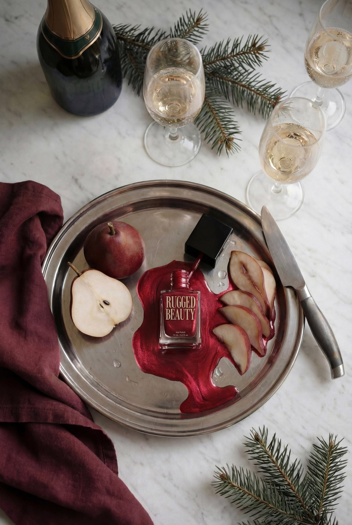 Holiday Party (Deep Red Nail Polish)