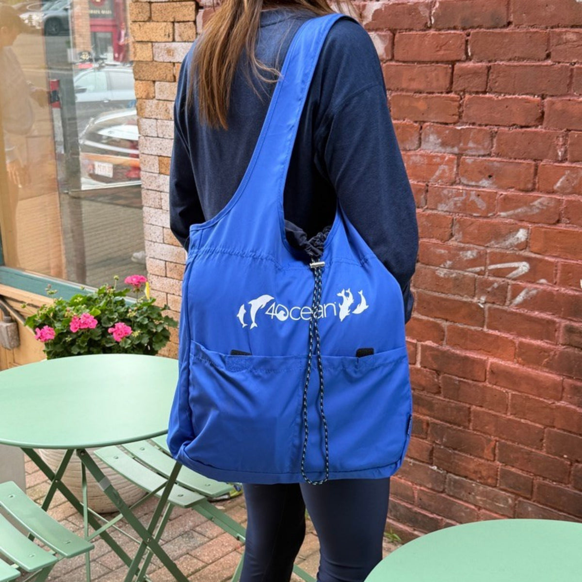 BYBBA x 4Ocean The Balos Cobalt Wave Reusable Tote Bag