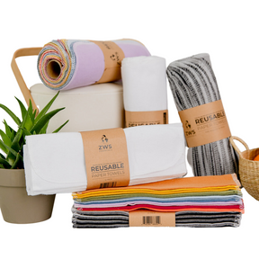 ReUsable Paper Towels with Holder Set – Ks Got You Covered