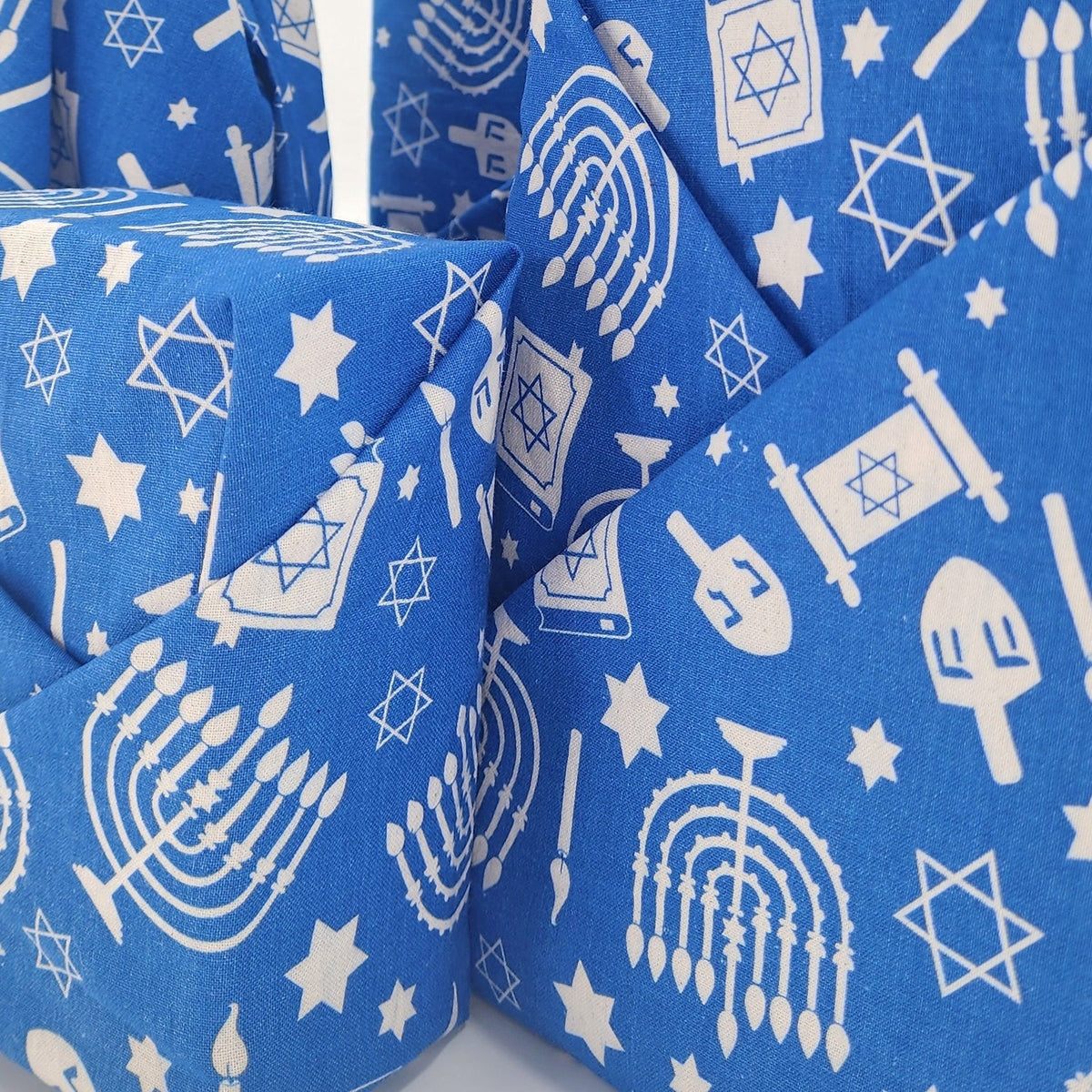Happy Hanukkah - 4 Furoshiki Gift Wraps